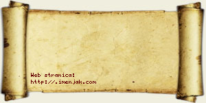 Tijana Perović vizit kartica